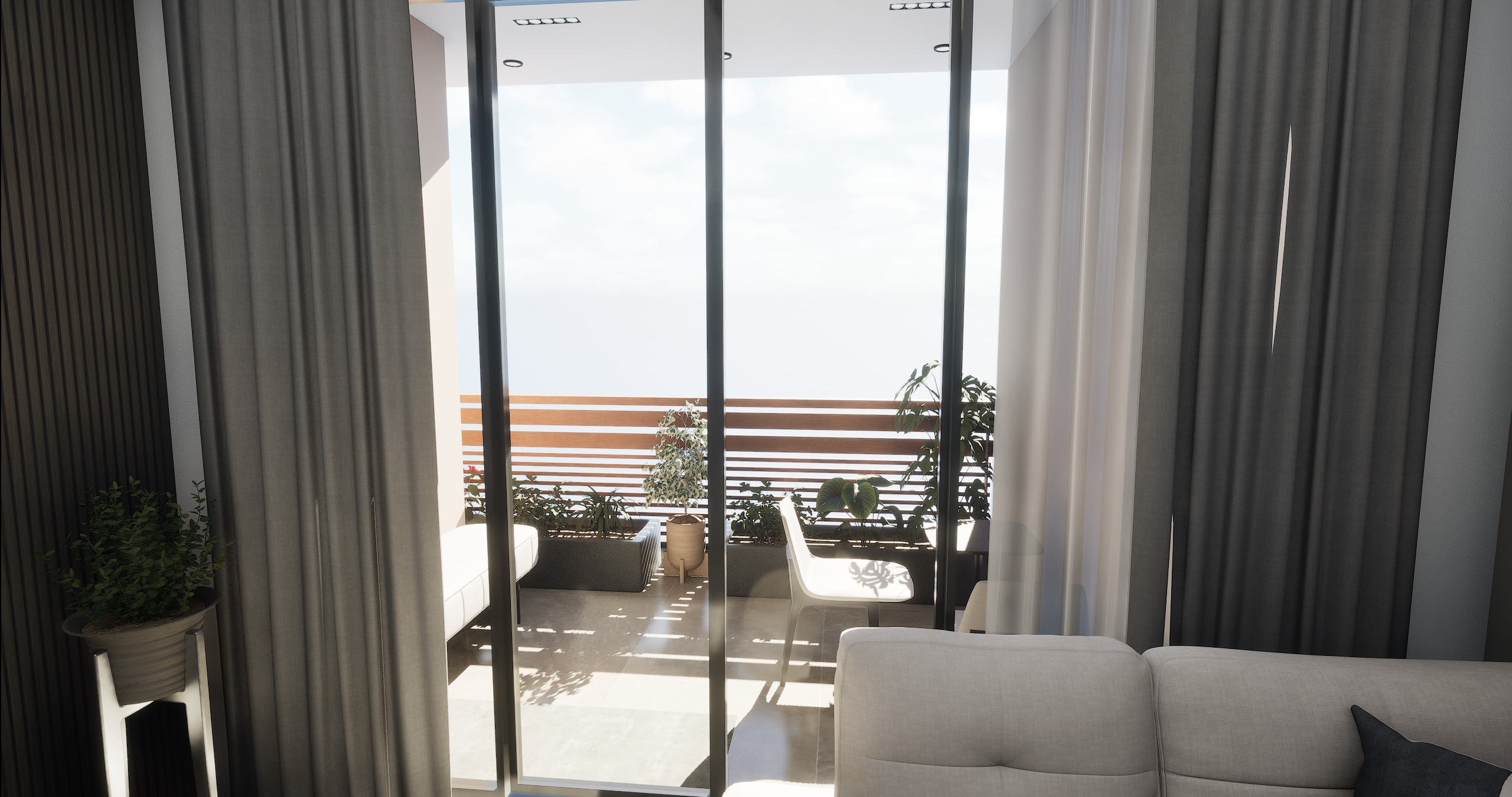 3 BHK Apartment Interior with Assets DS2 Low-poly 3D model_8