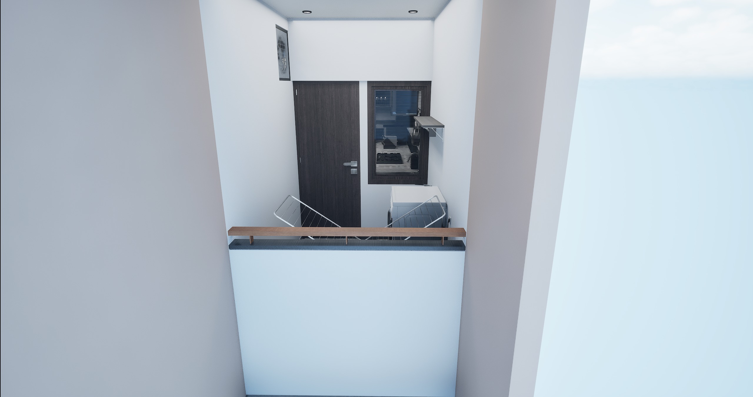 3 BHK Apartment Interior with Assets DS2 Low-poly 3D model_51