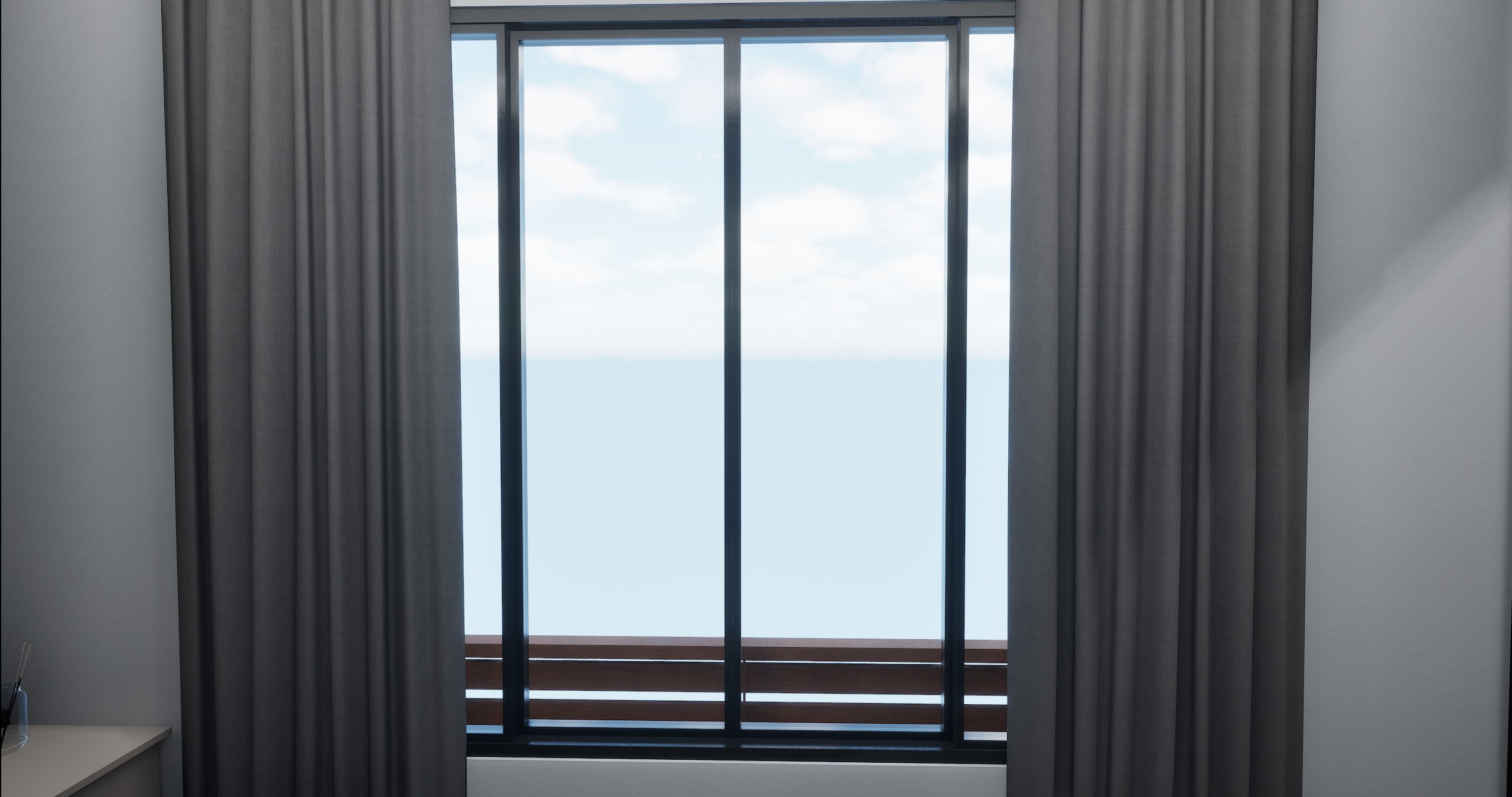 3 BHK Apartment Interior with Assets DS2 Low-poly 3D model_44