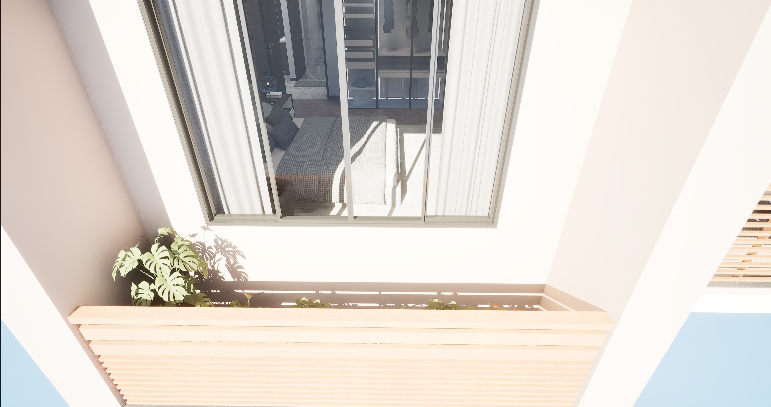 3 BHK Apartment Interior with Assets DS2 Low-poly 3D model_54