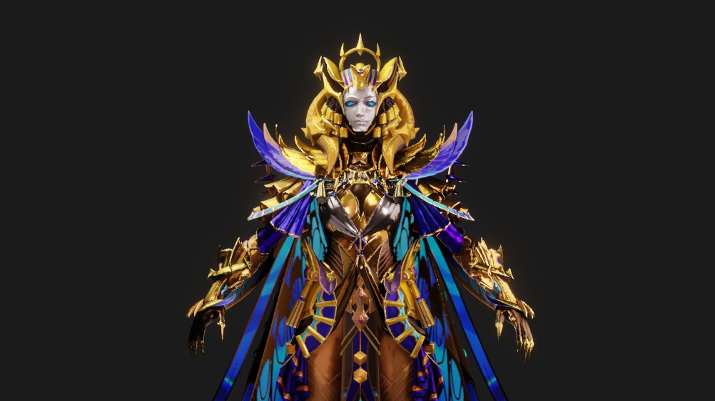 pubg Iridescence X Suit Max Animated Textures Low-poly 3D model_8