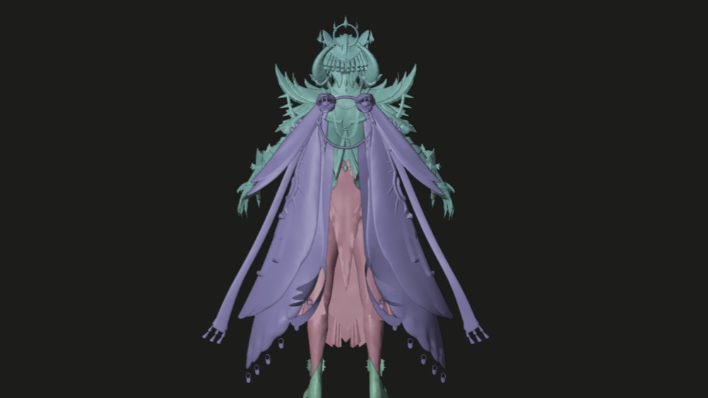 pubg Iridescence X Suit Max Animated Textures Low-poly 3D model_10