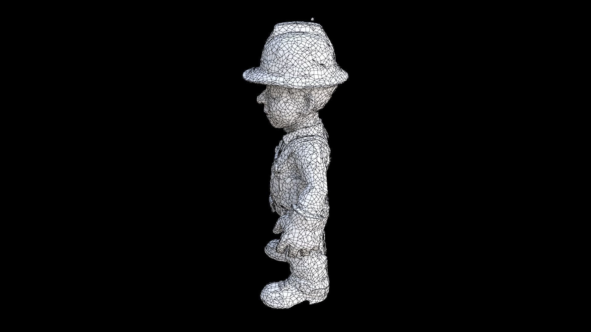 Construction Worker male 3D model_7