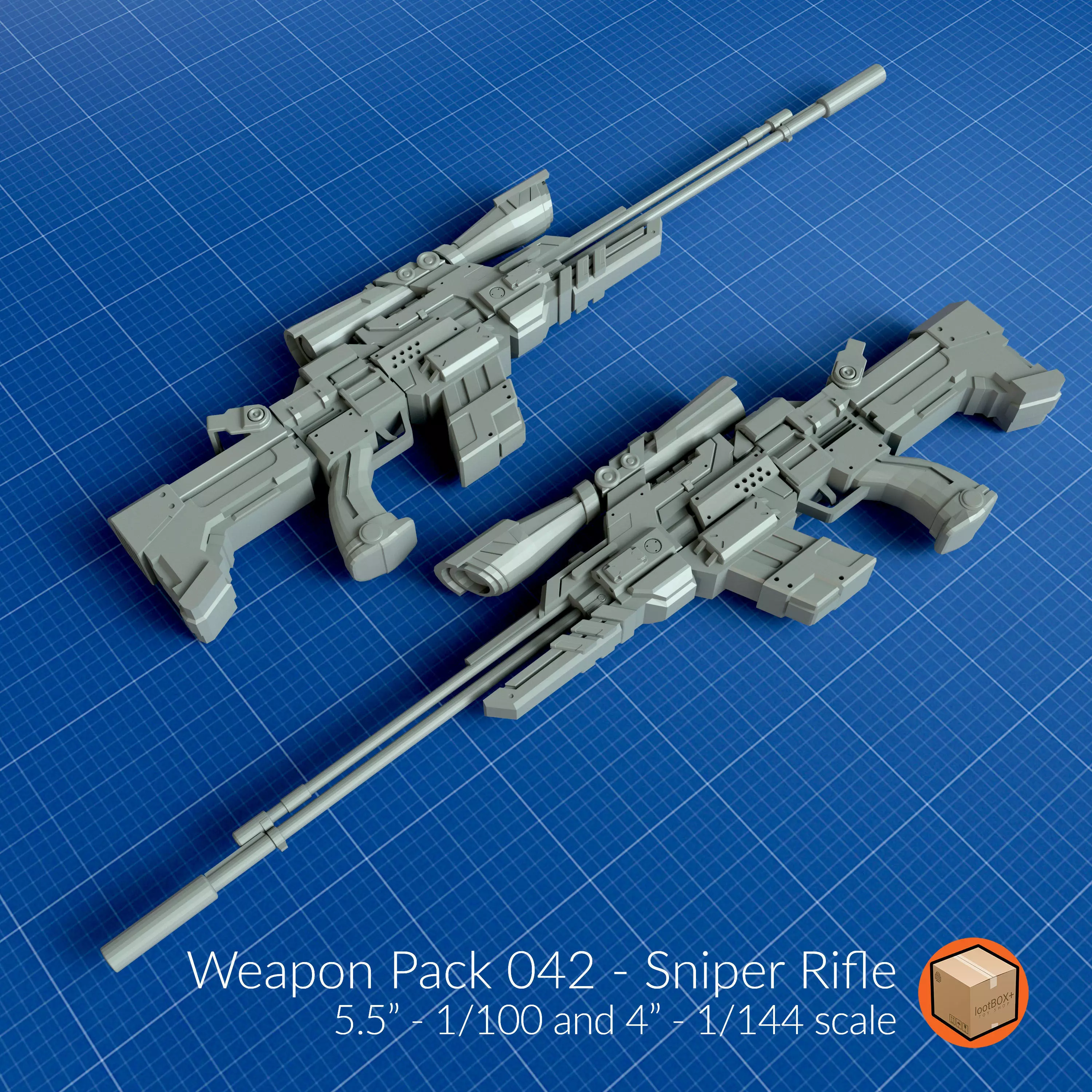WEAPON PACK 042 3D print model_0