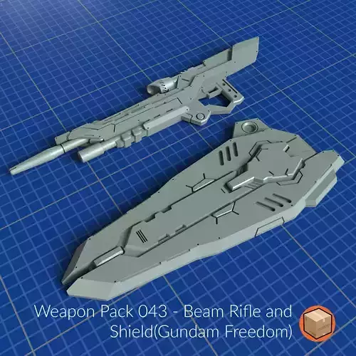 WEAPON PACK 043 3D print model