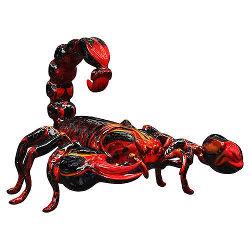  robot scorpion  Low-poly 3D model