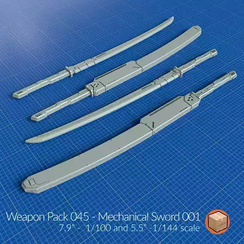 WEAPON PACK 045 3D print model