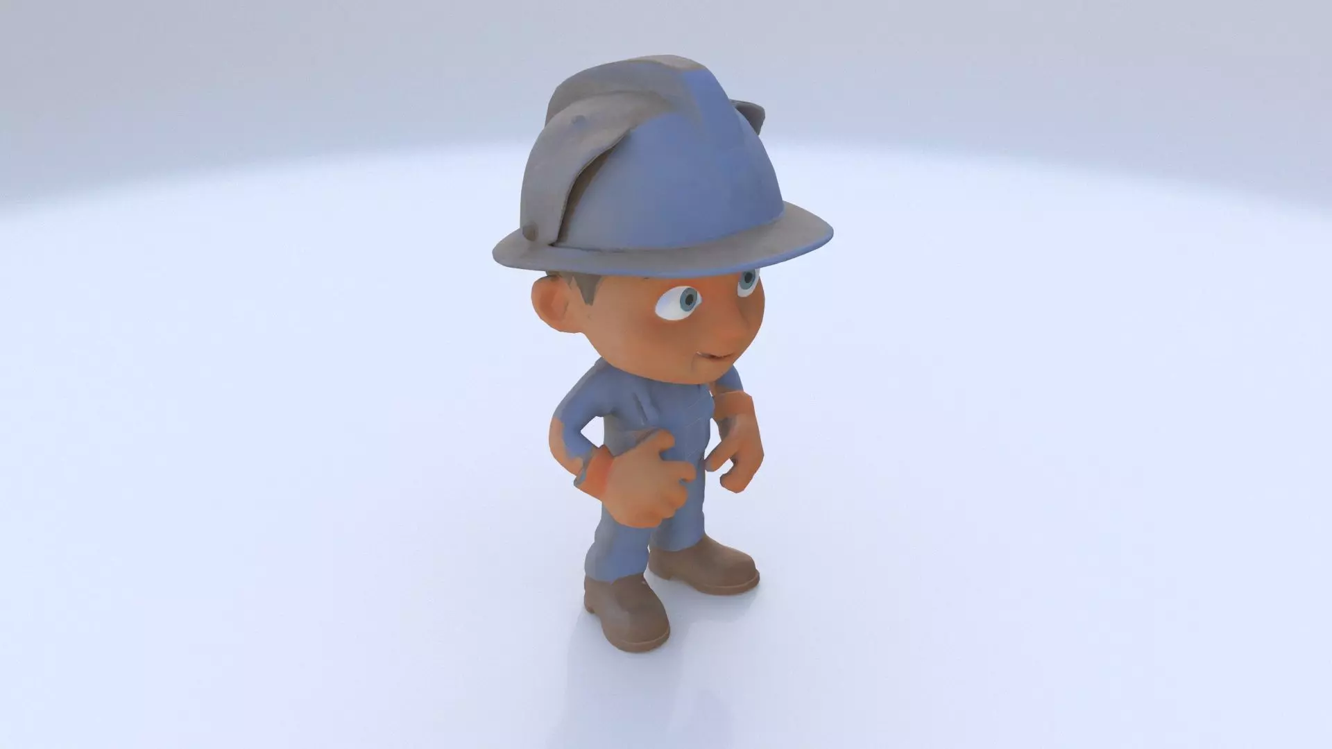 Factory Worker male 3D model