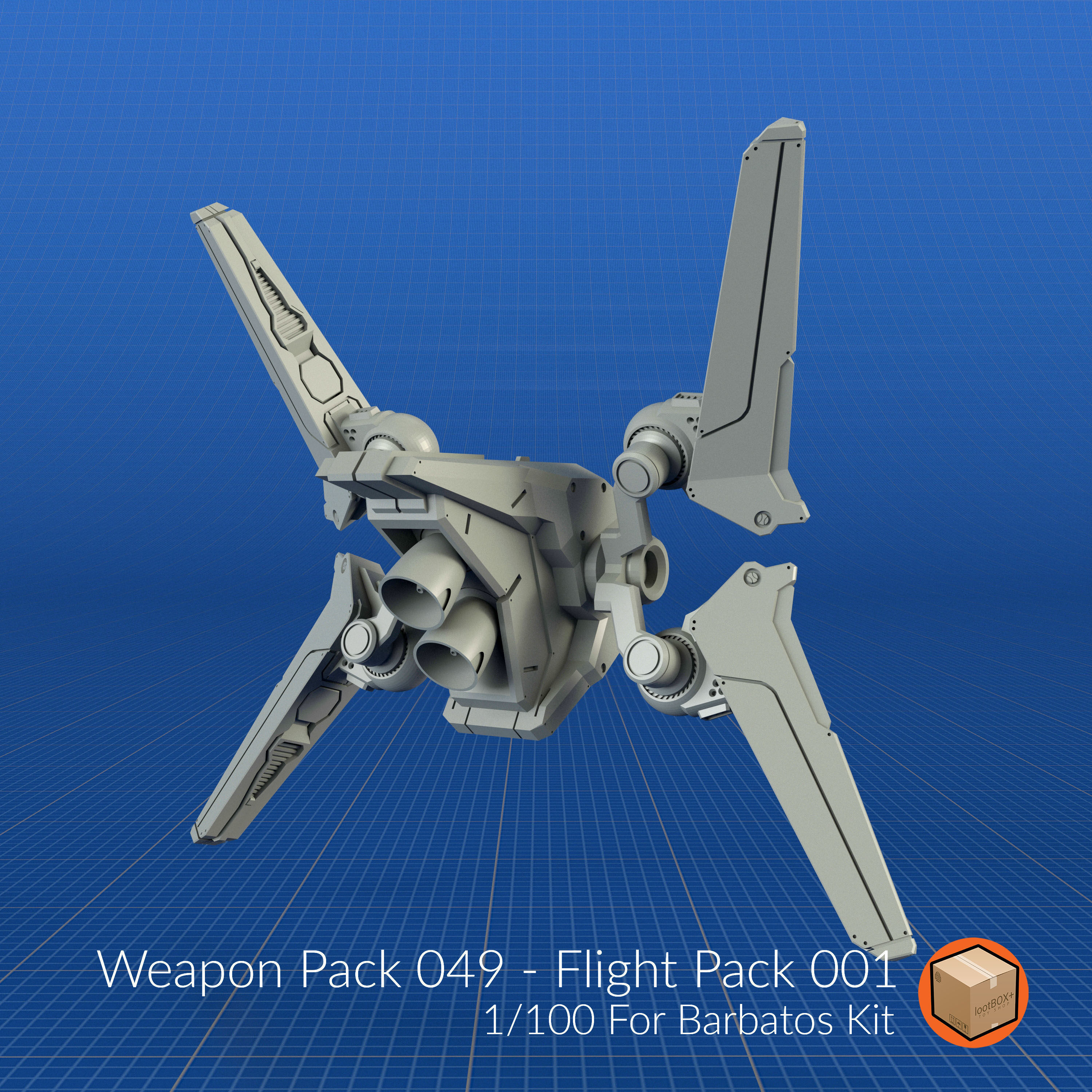 WEAPON PACK 049 3D print model_1