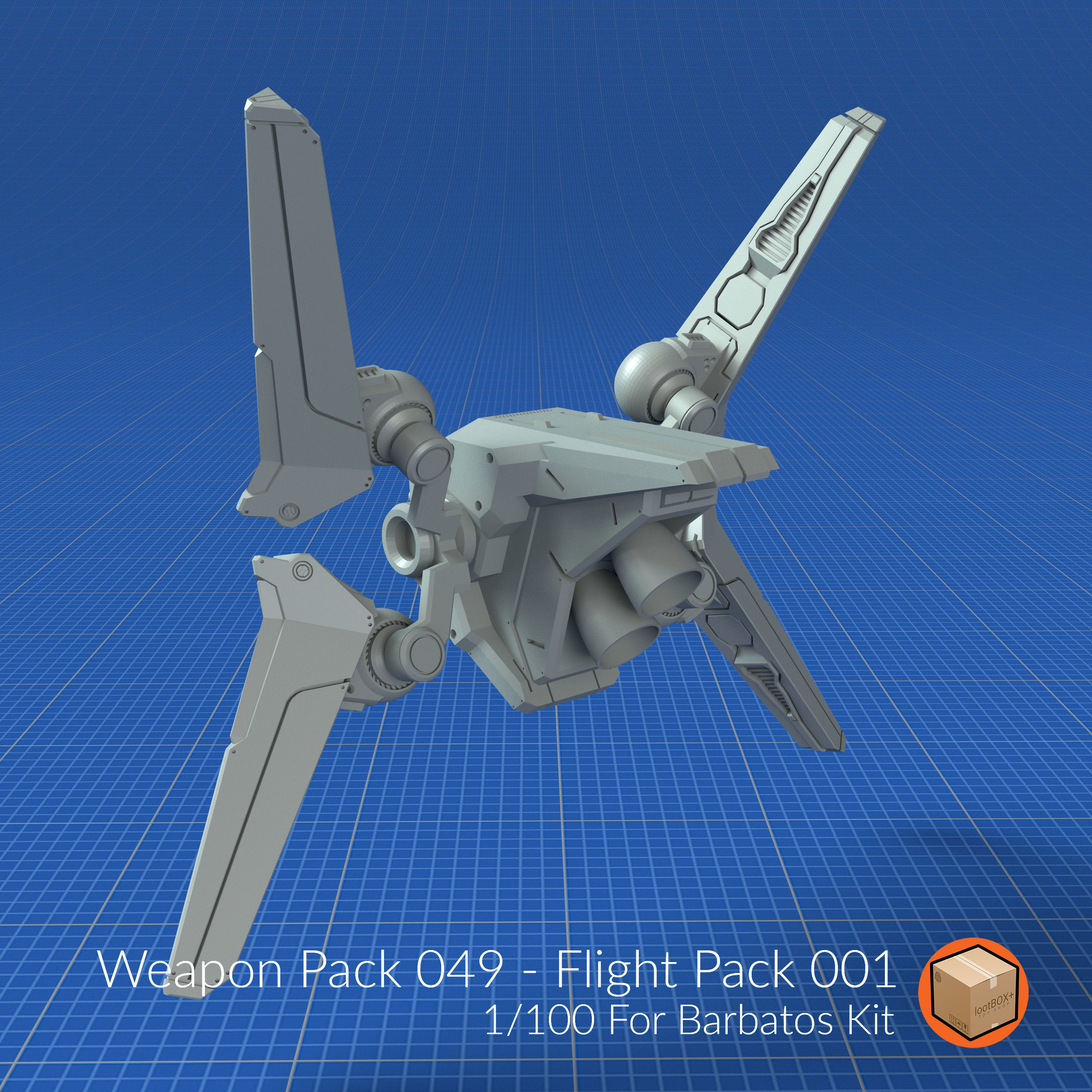 WEAPON PACK 049 3D print model_2