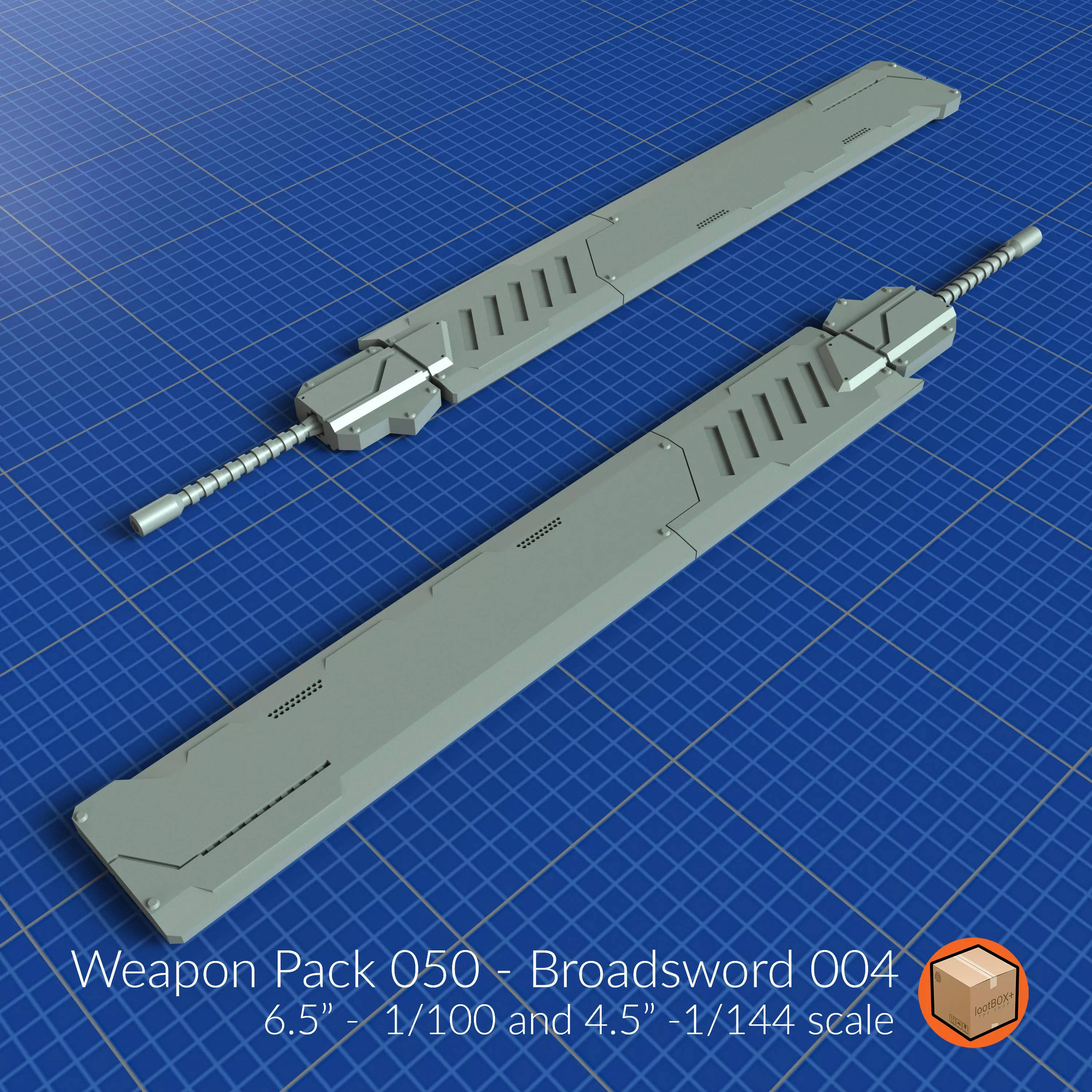 WEAPON PACK 050 3D print model_0