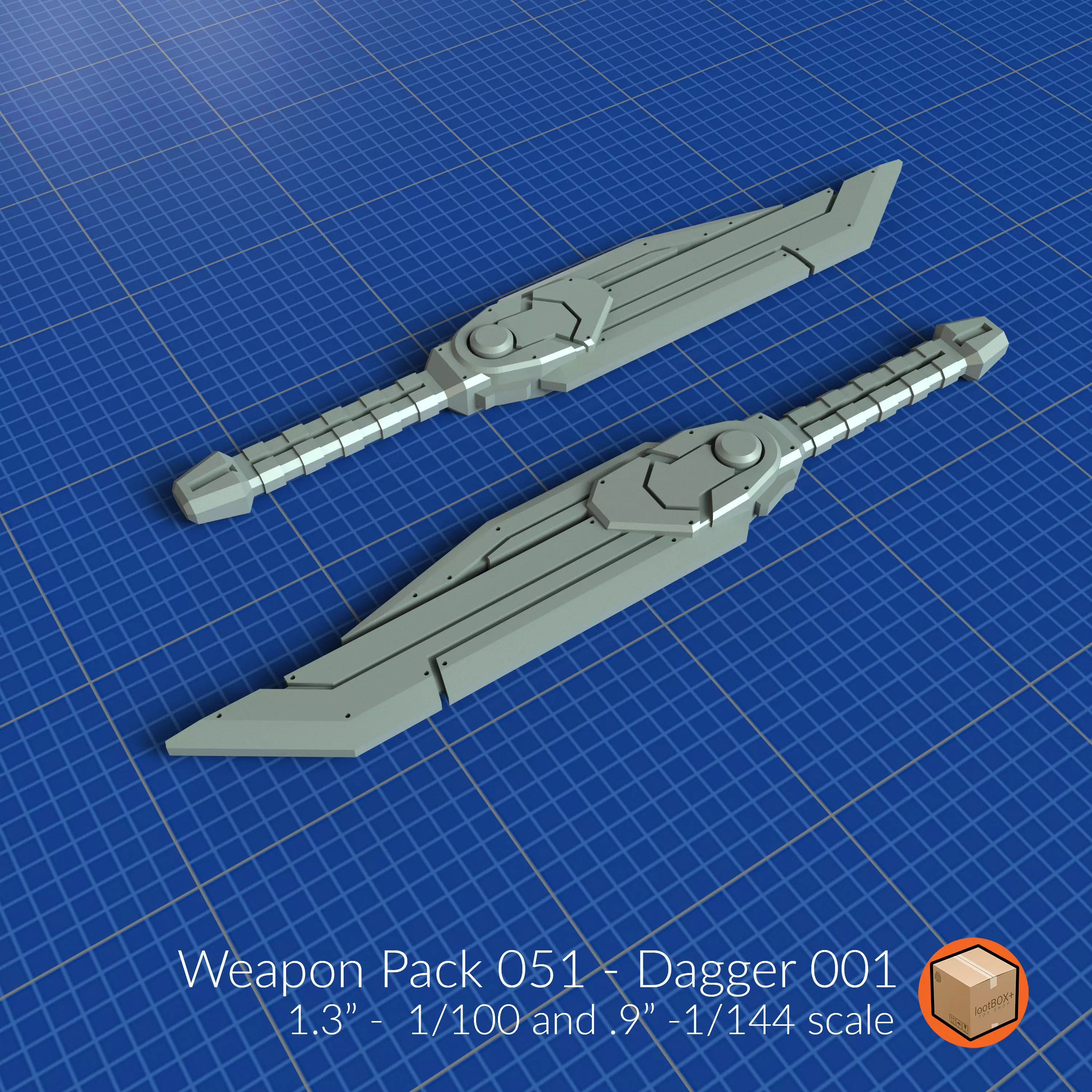 WEAPON PACK 051 3D print model_0