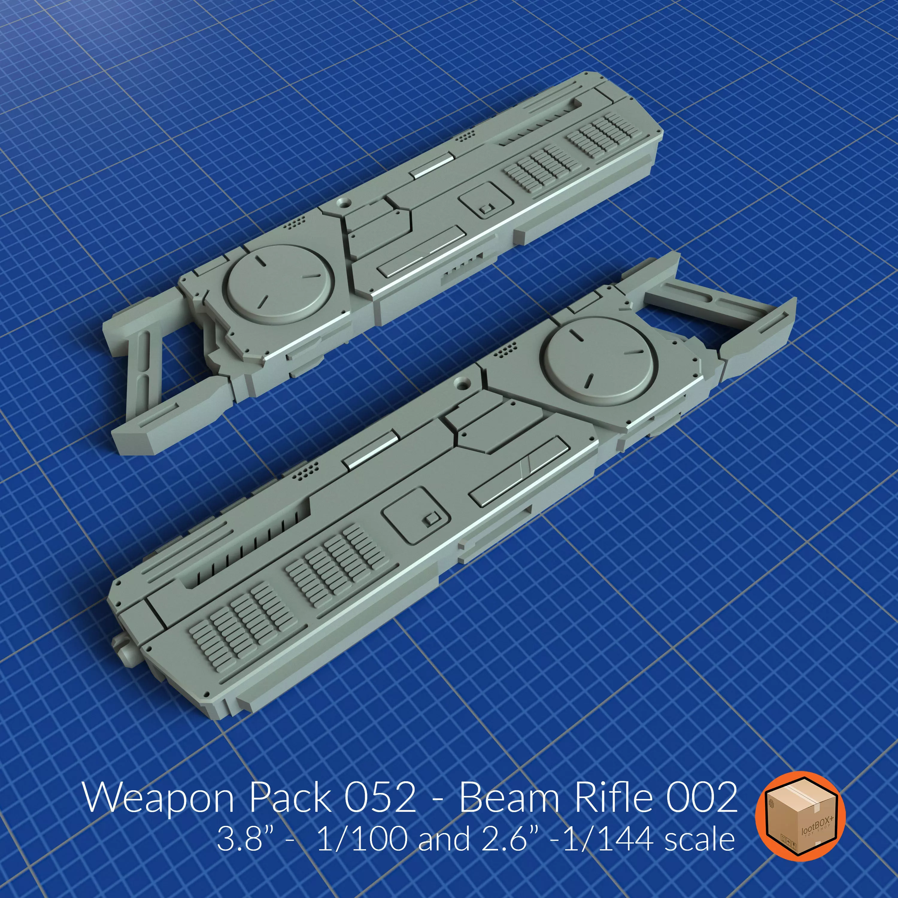 WEAPON PACK 052 3D print model_0