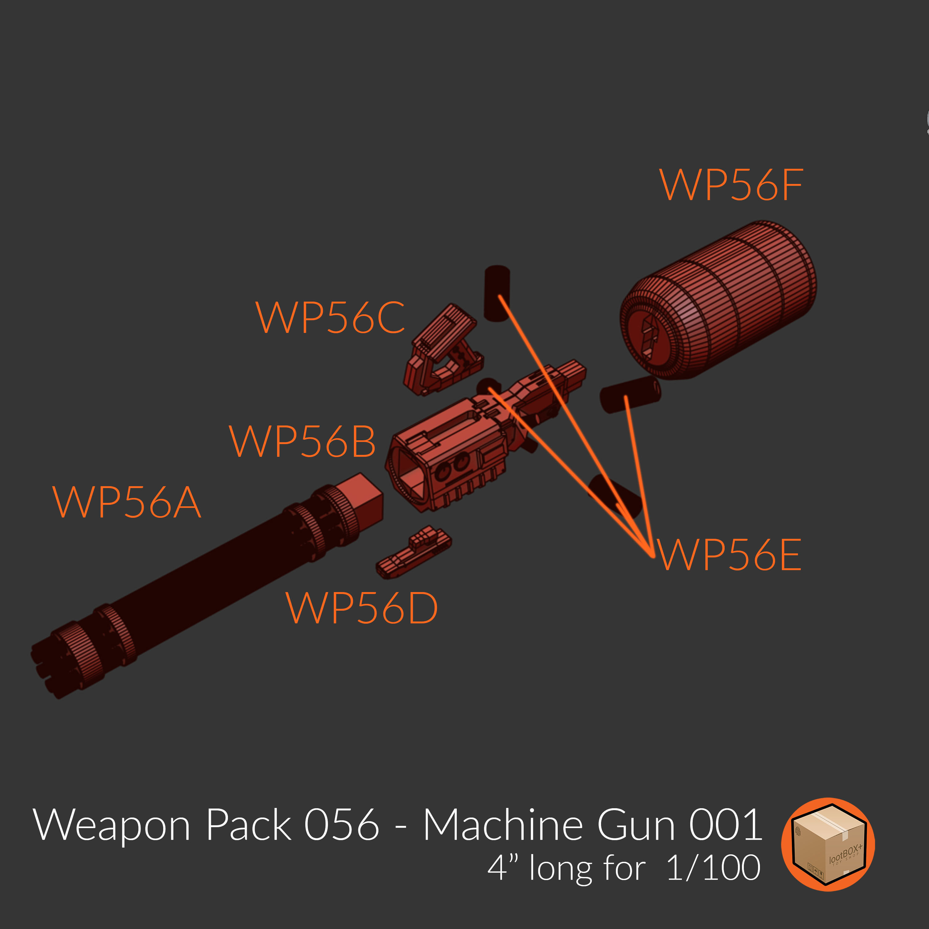 WEAPON PACK 056 3D print model_1