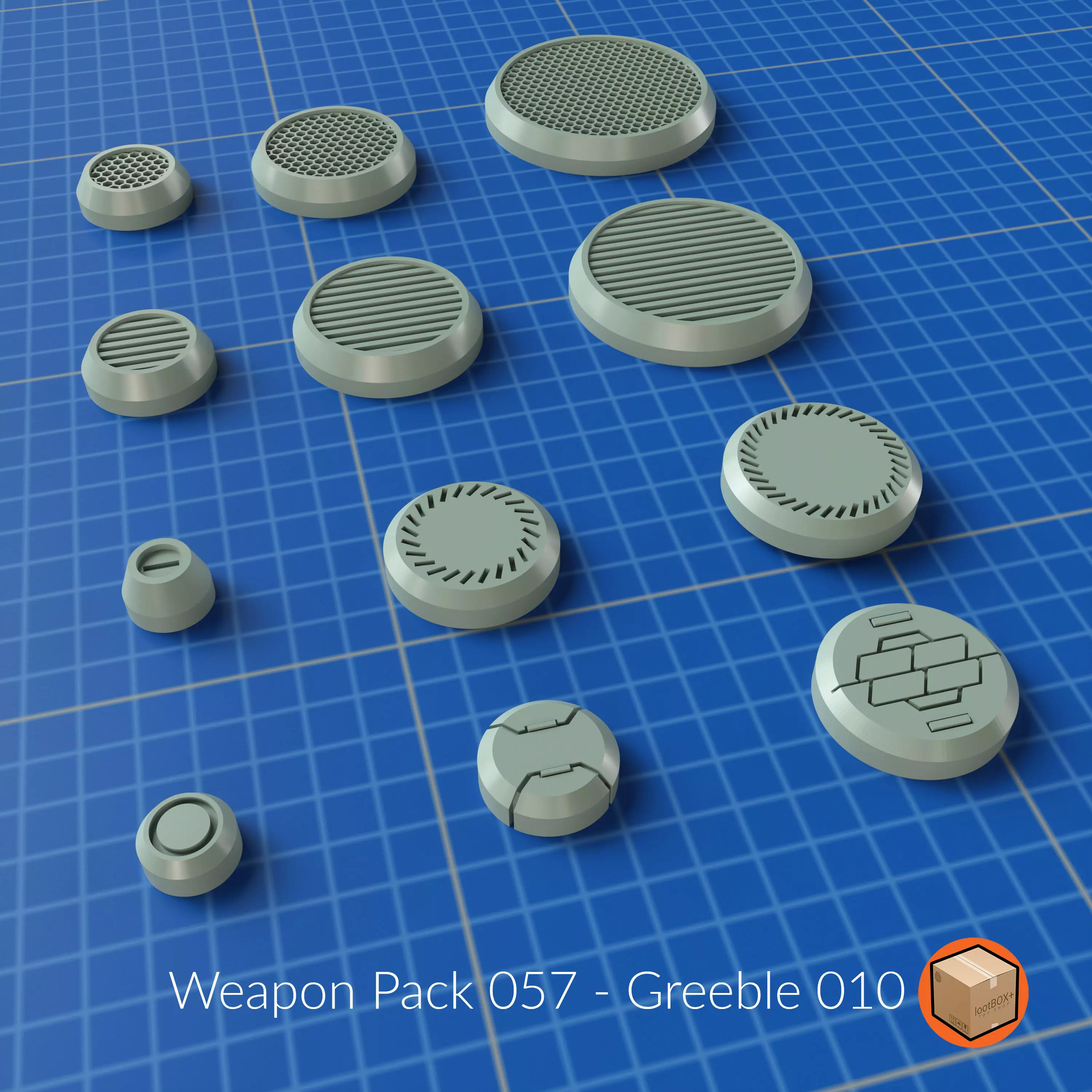 WEAPON PACK 057 3D print model_0