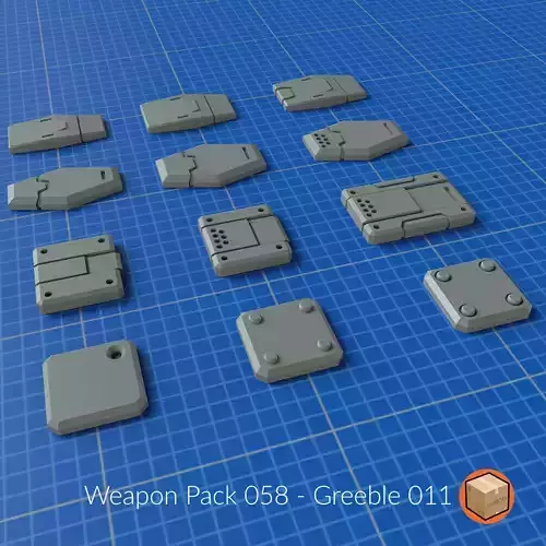 WEAPON PACK 058 3D print model