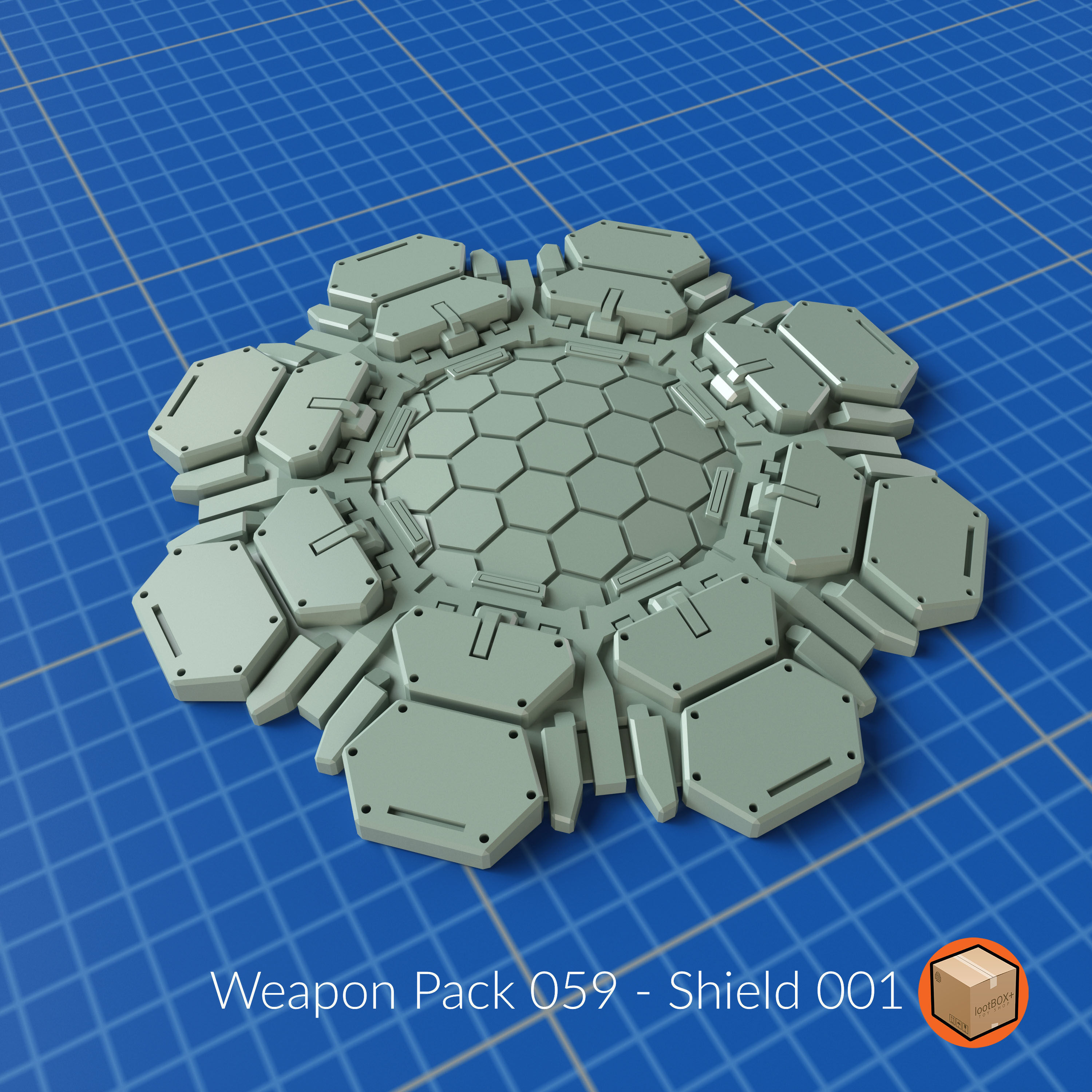 WEAPON PACK 059 3D print model_1