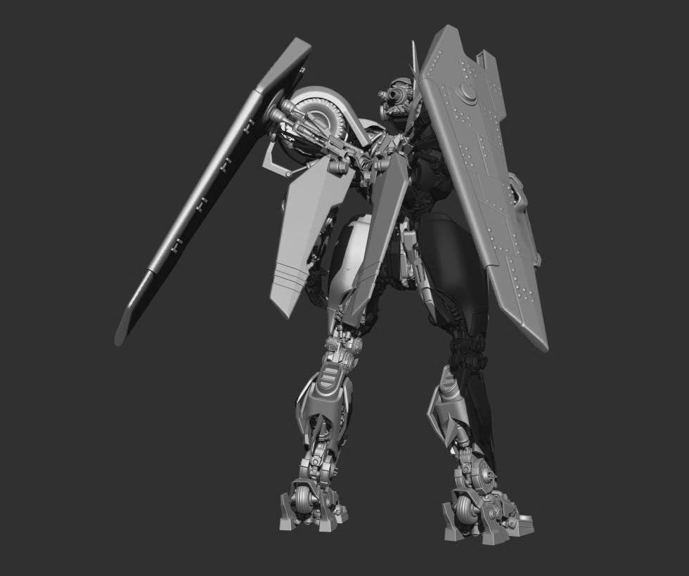 Transformers Bumblebee Movie Shatter 3D print model_2