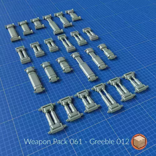 WEAPON PACK 061 3D print model