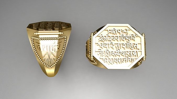 Raj Mundra Ring 3D model