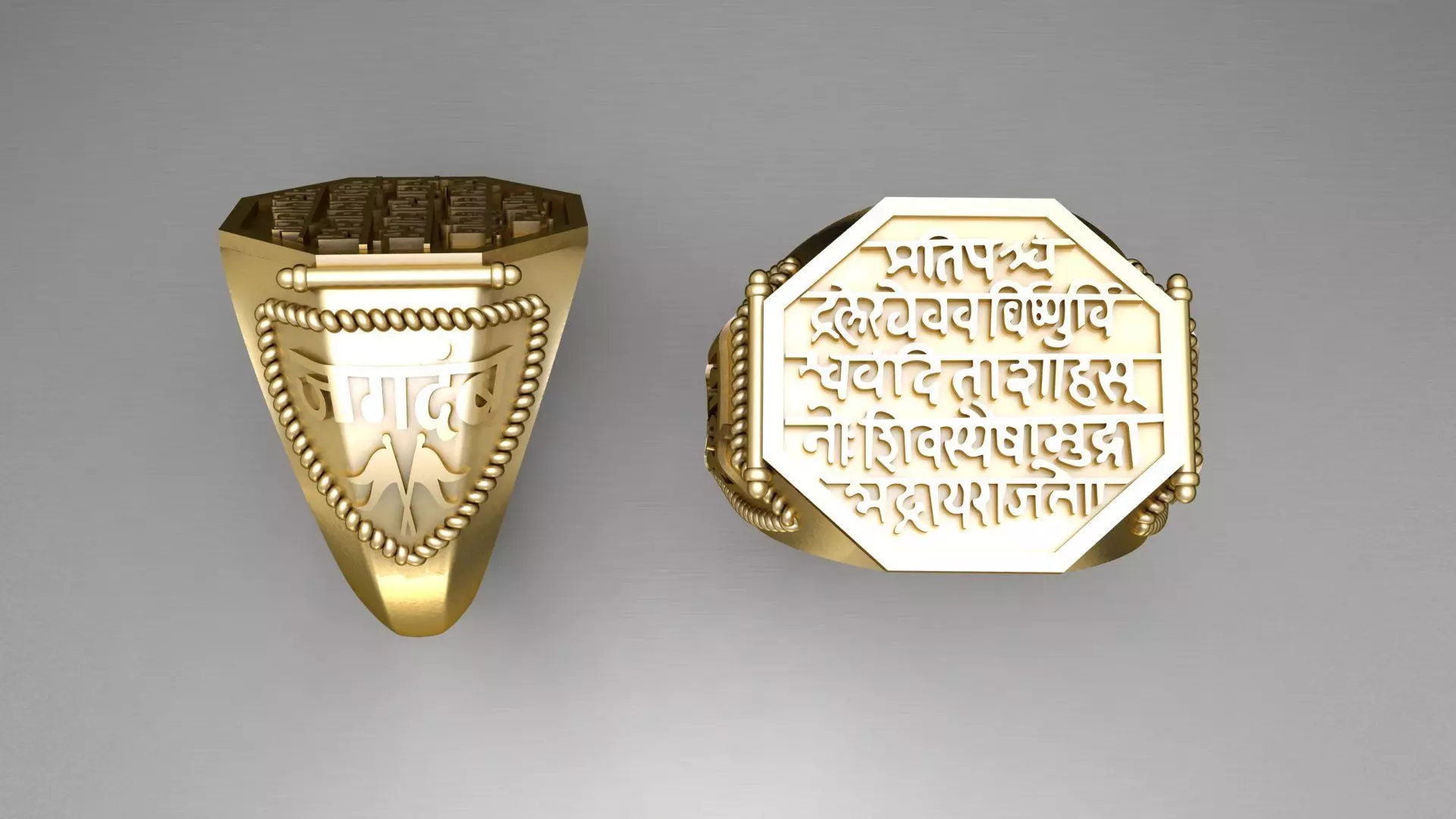 Raj Mundra Ring 3D model
