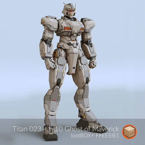 Titan 023 - Ghost of Maverick Free 3D print model