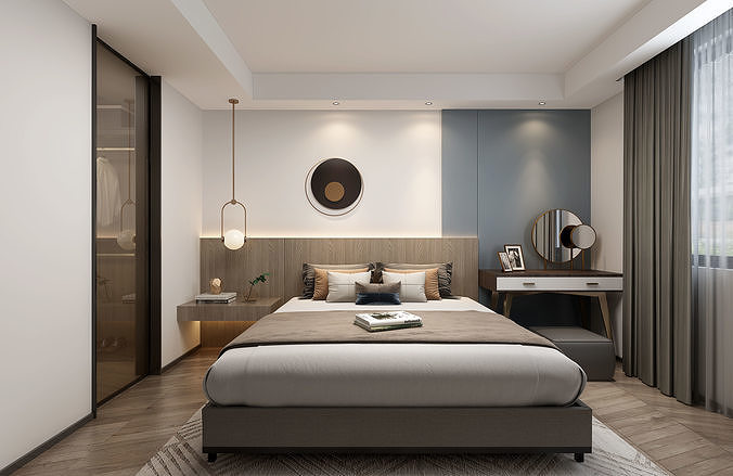 bedroom interior 3D model
