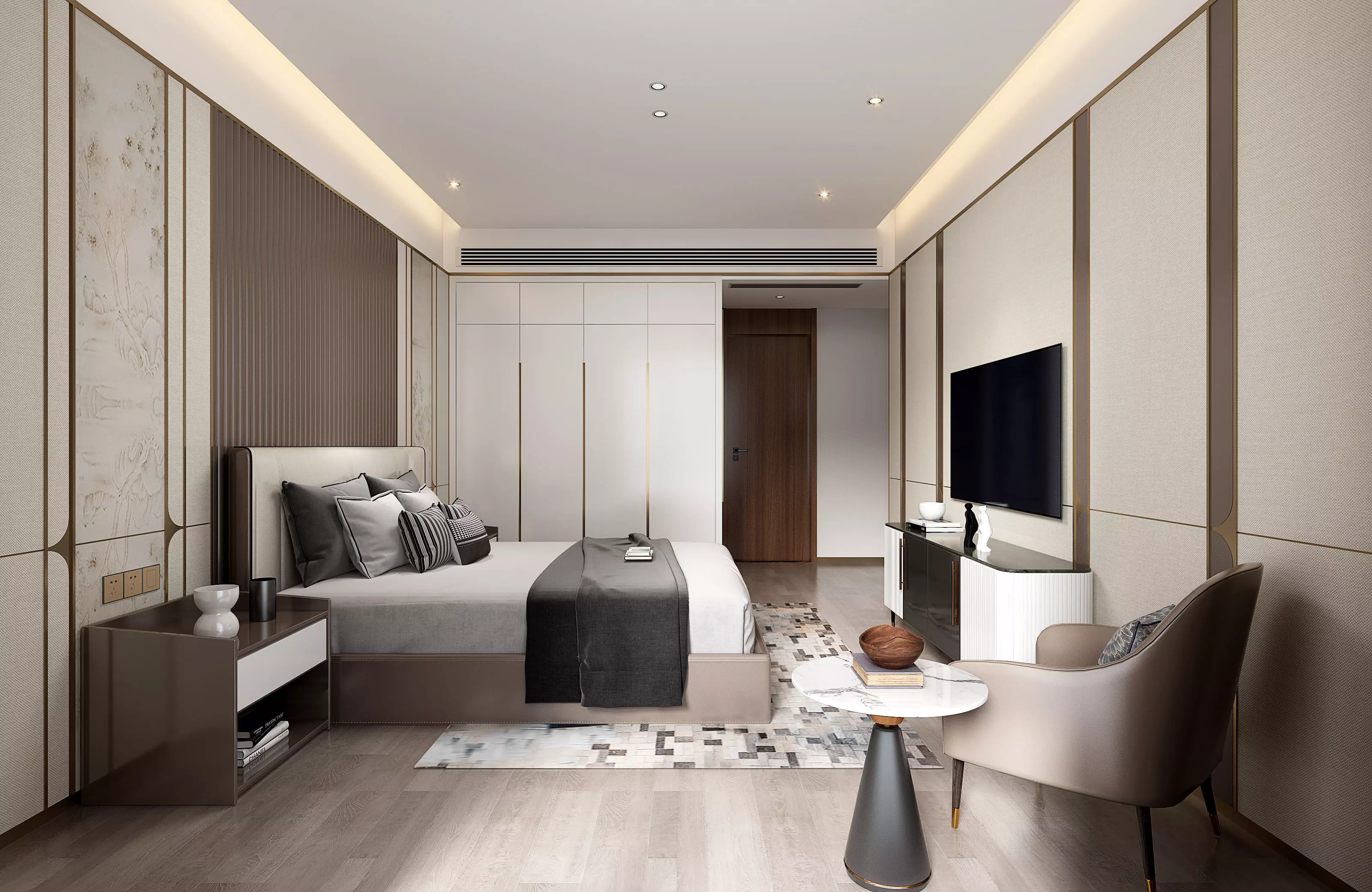 bedroom interior 3D model