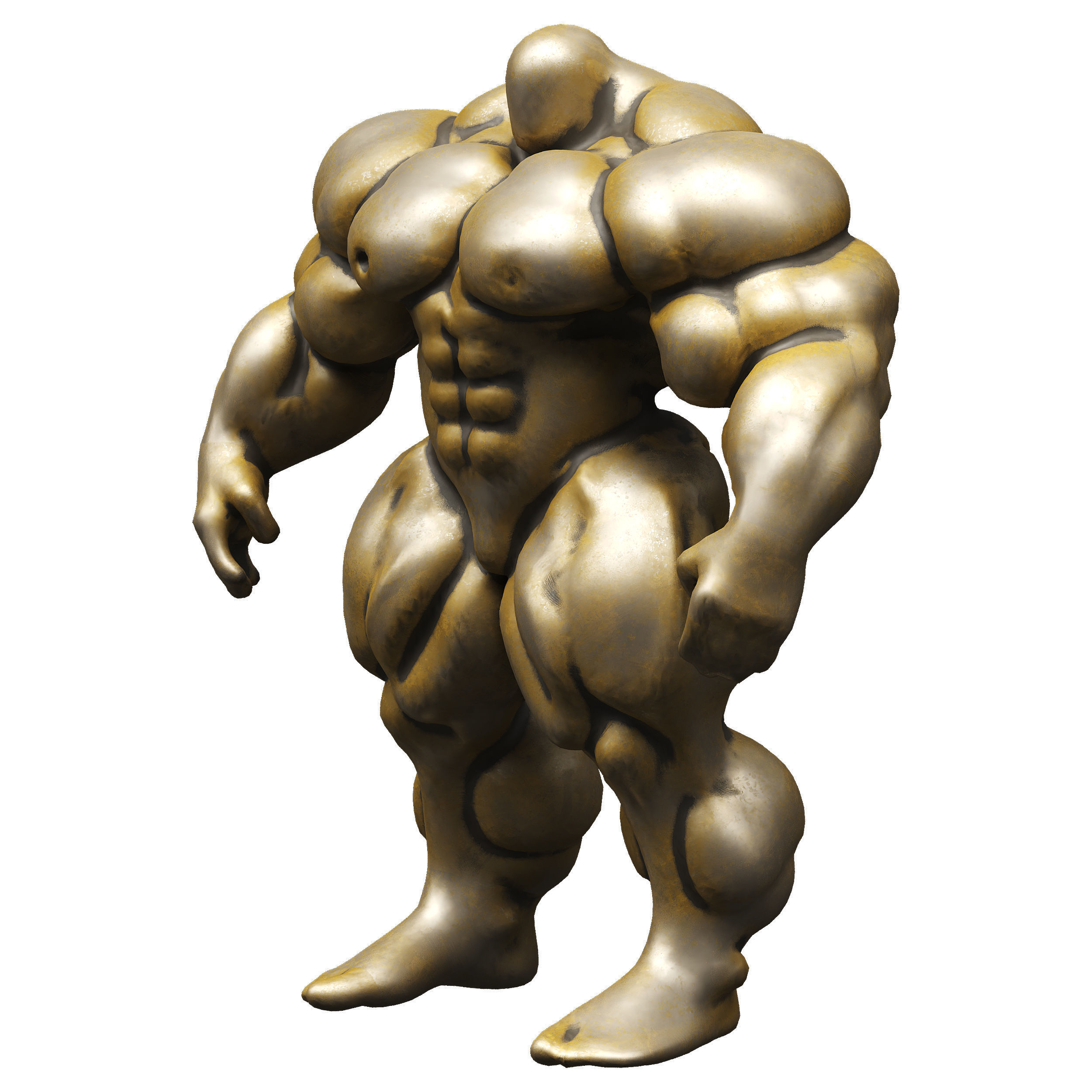 Strong Robot Low-poly 3D model_55