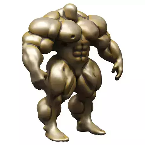 Strong Robot Low-poly 3D model