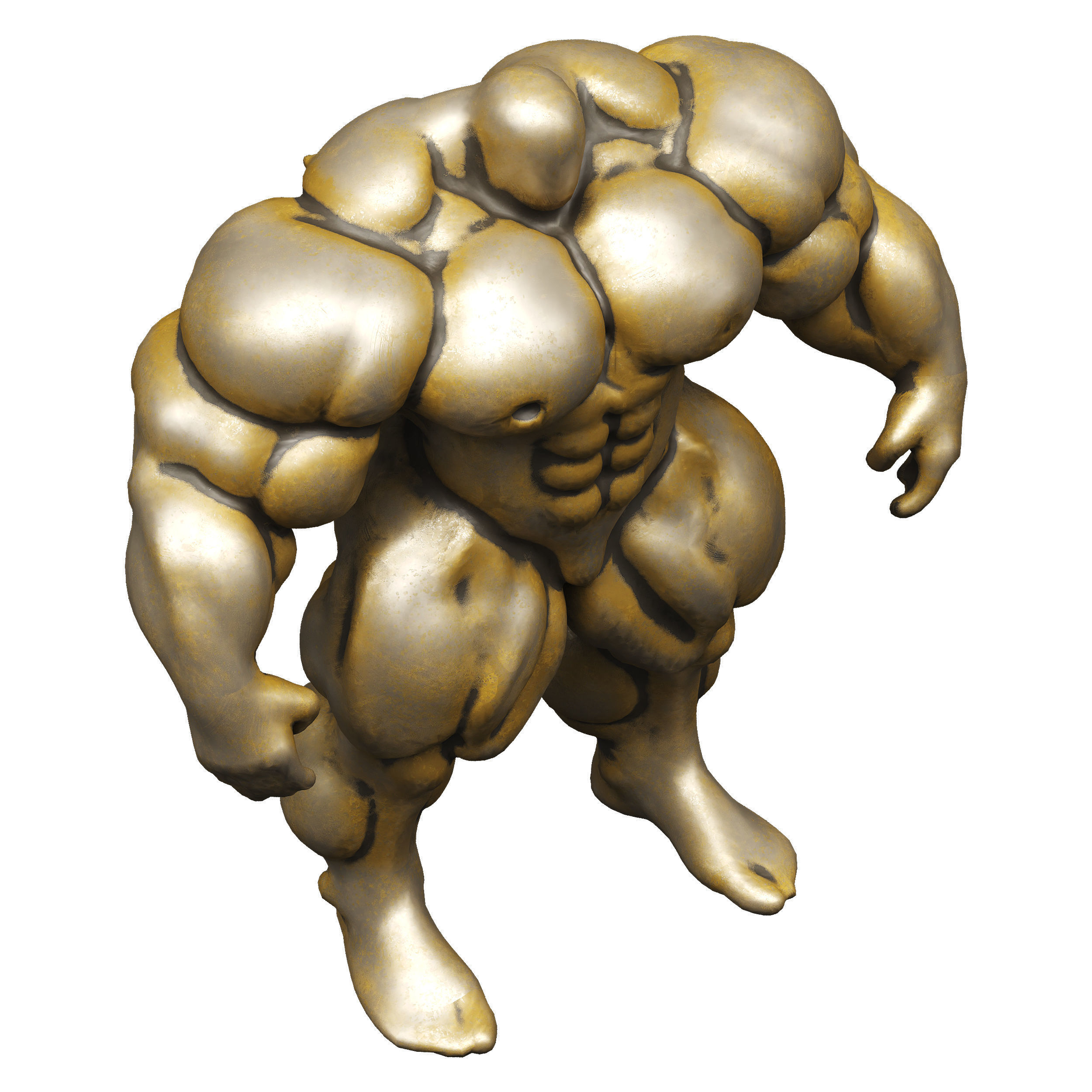 Strong Robot Low-poly 3D model_63