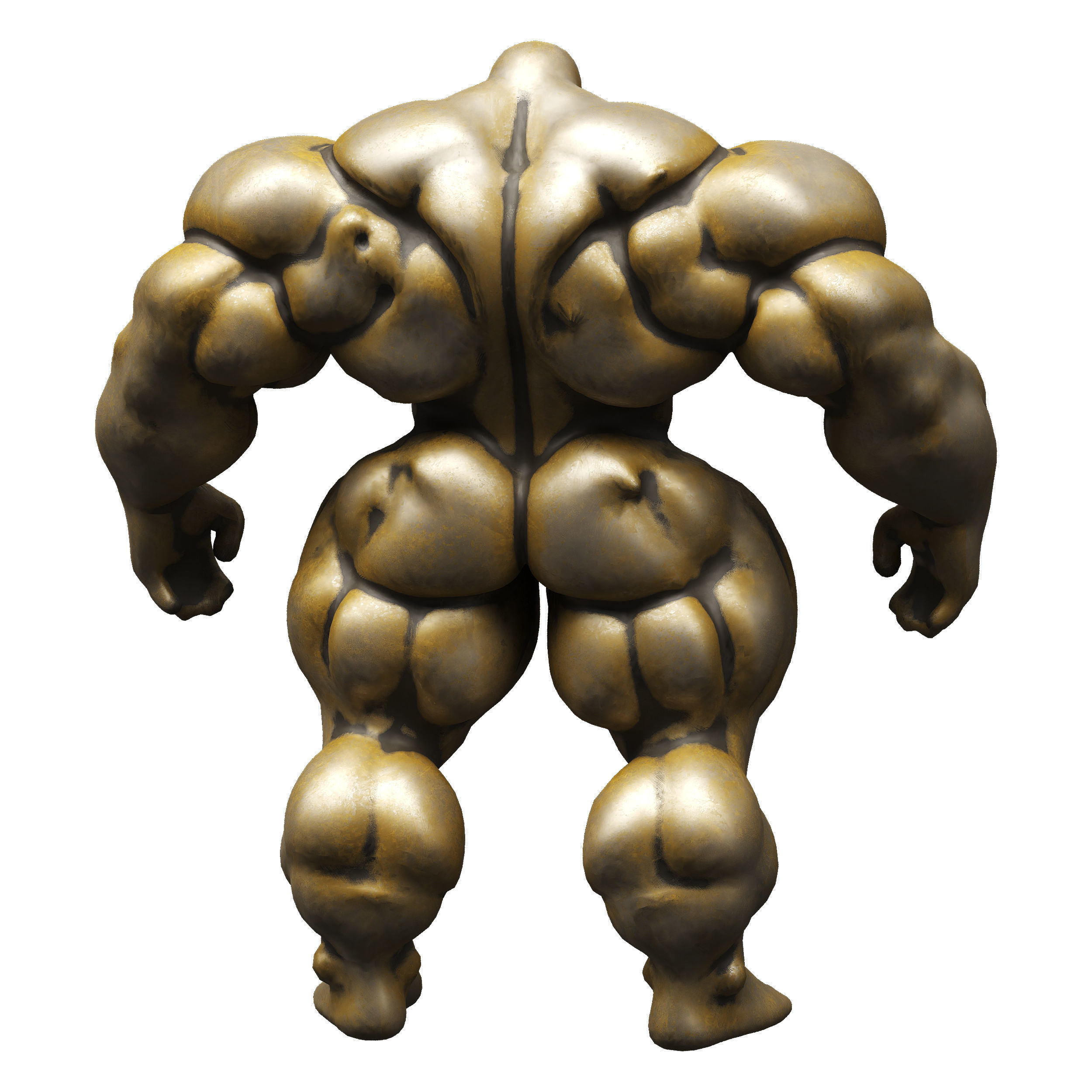 Strong Robot Low-poly 3D model_24