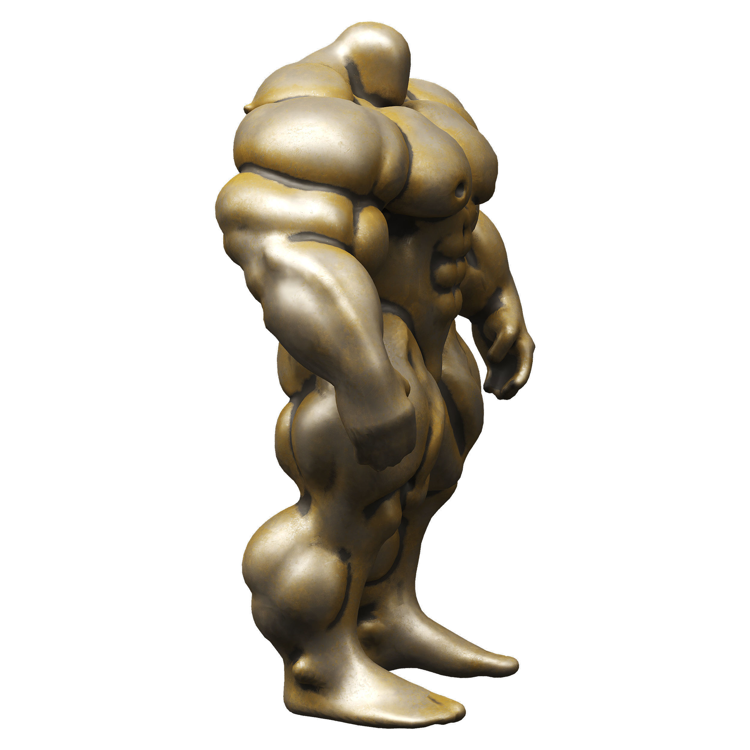 Strong Robot Low-poly 3D model_67