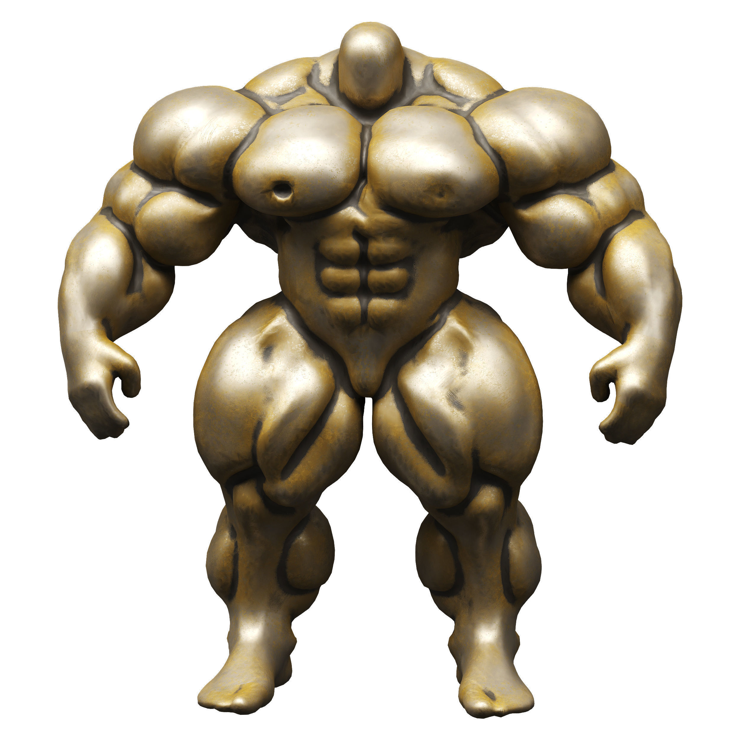 Strong Robot Low-poly 3D model_33