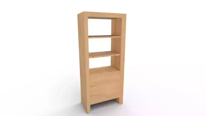 Baja Natural Storage Bookcase