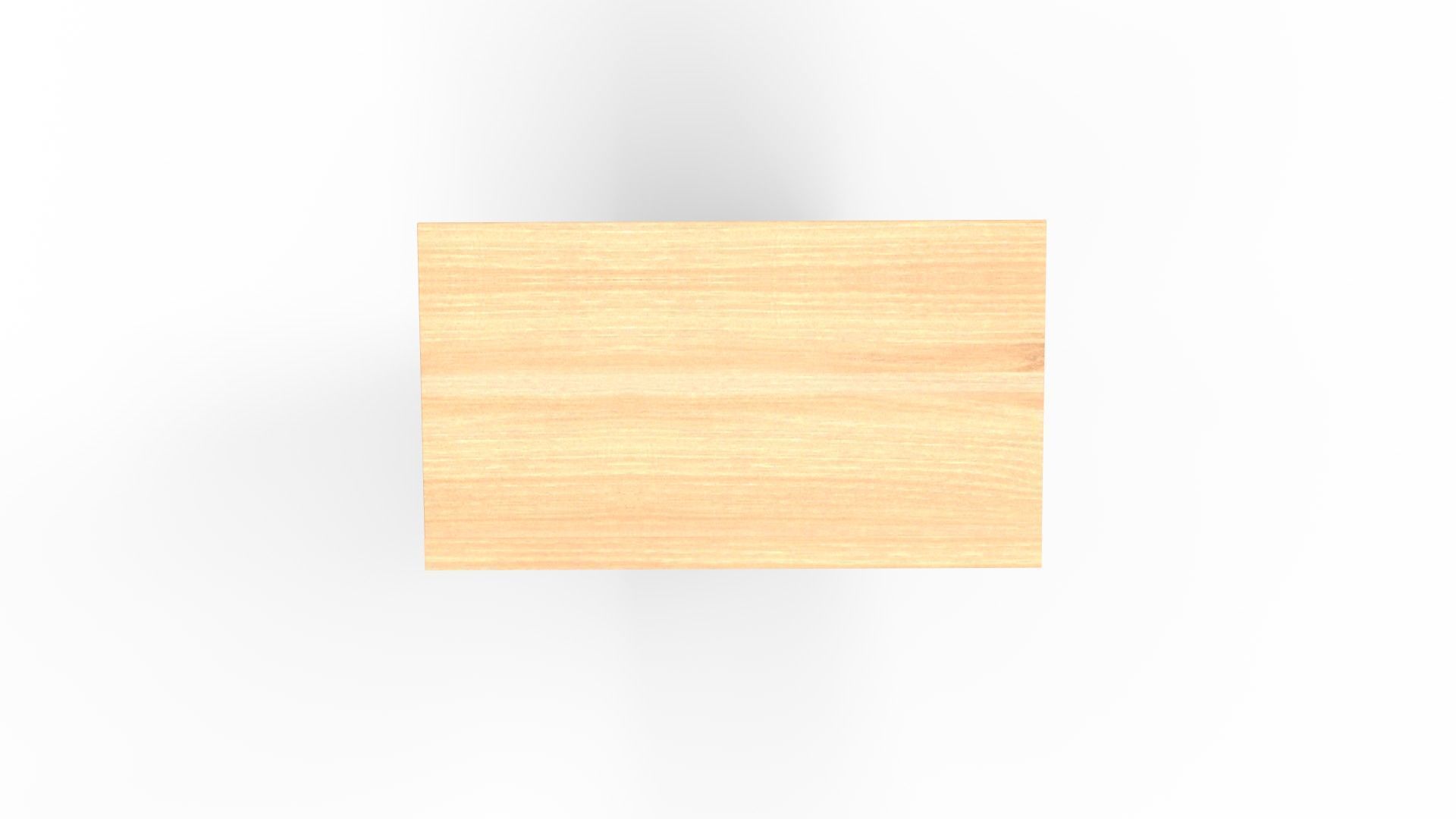 Baja Natural Storage Bookcase 3D model_7