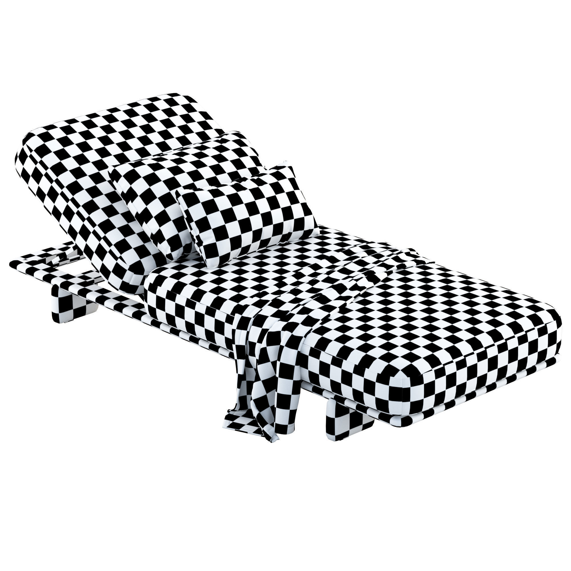 Milos Sun Lounger by Jean-Marie Massaud 3D model_6