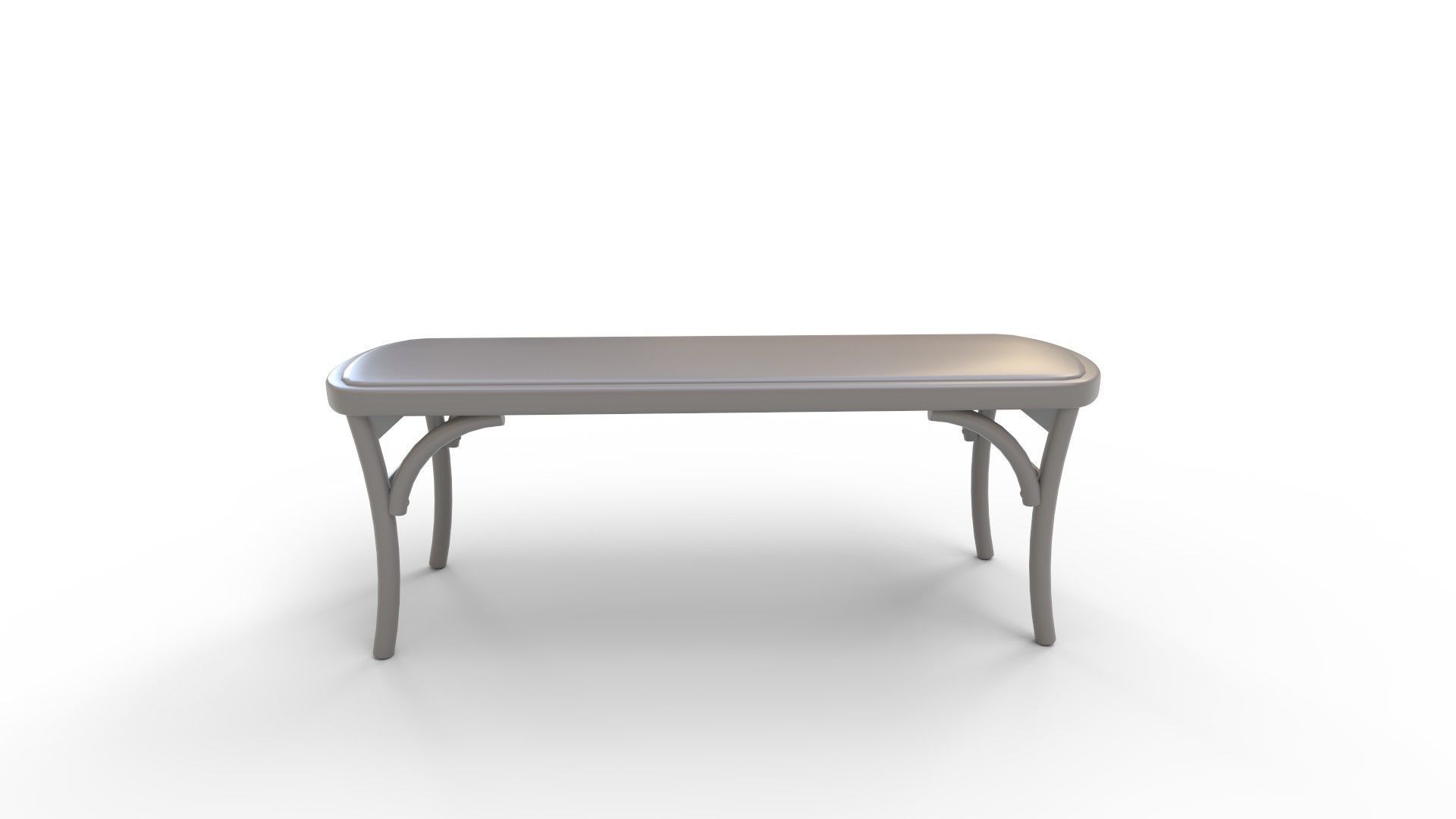 Amhir Wood Storage Bench 3D model_8