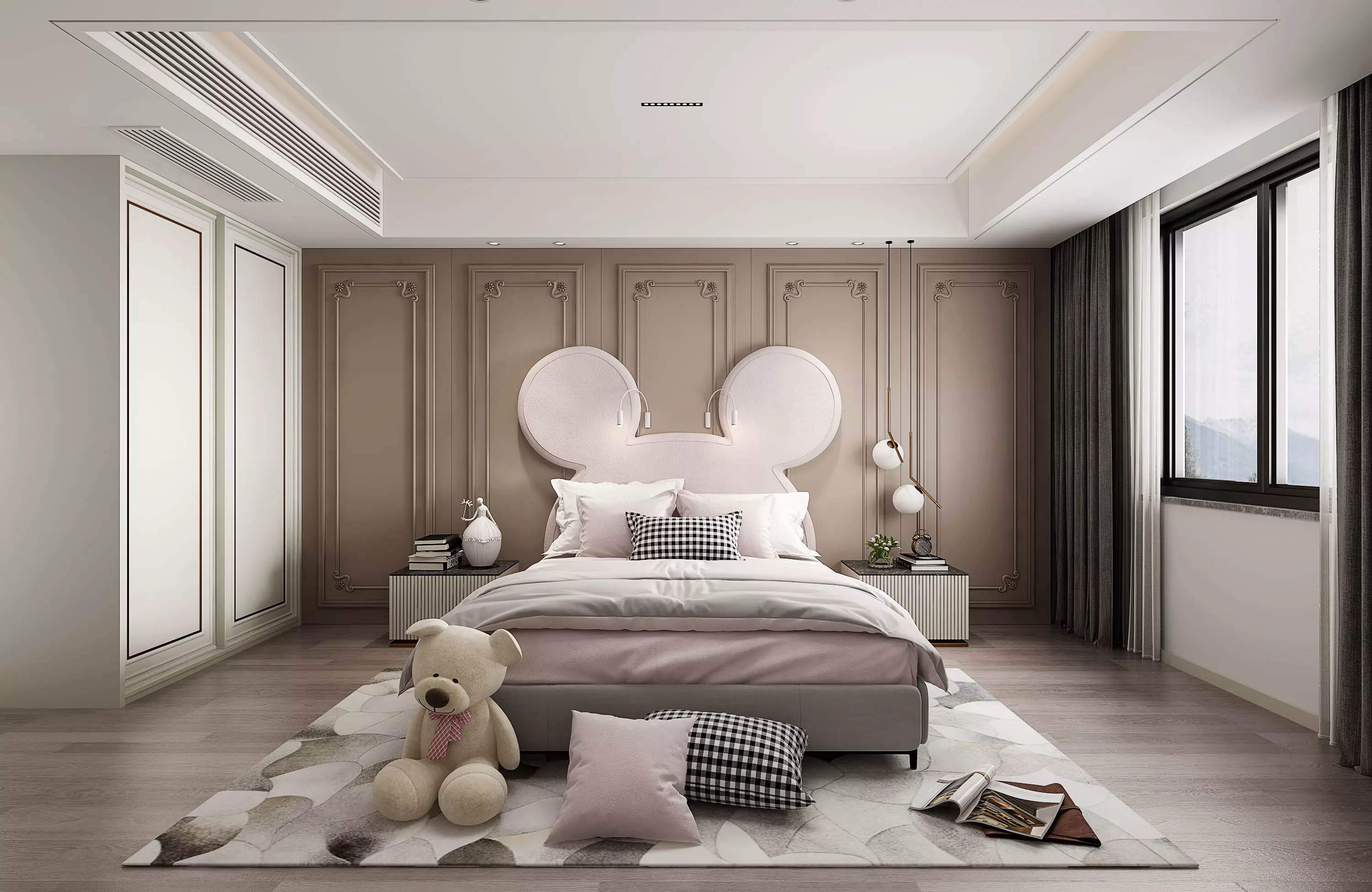 Children Room Interior 3D model_0