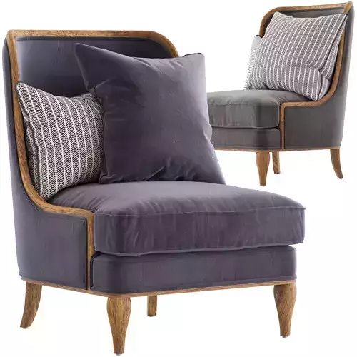 Provincial Home Living Erik Armchair 3D model