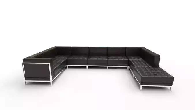 Bouffard Melrose Modular U Shape Sectional with Ottoman