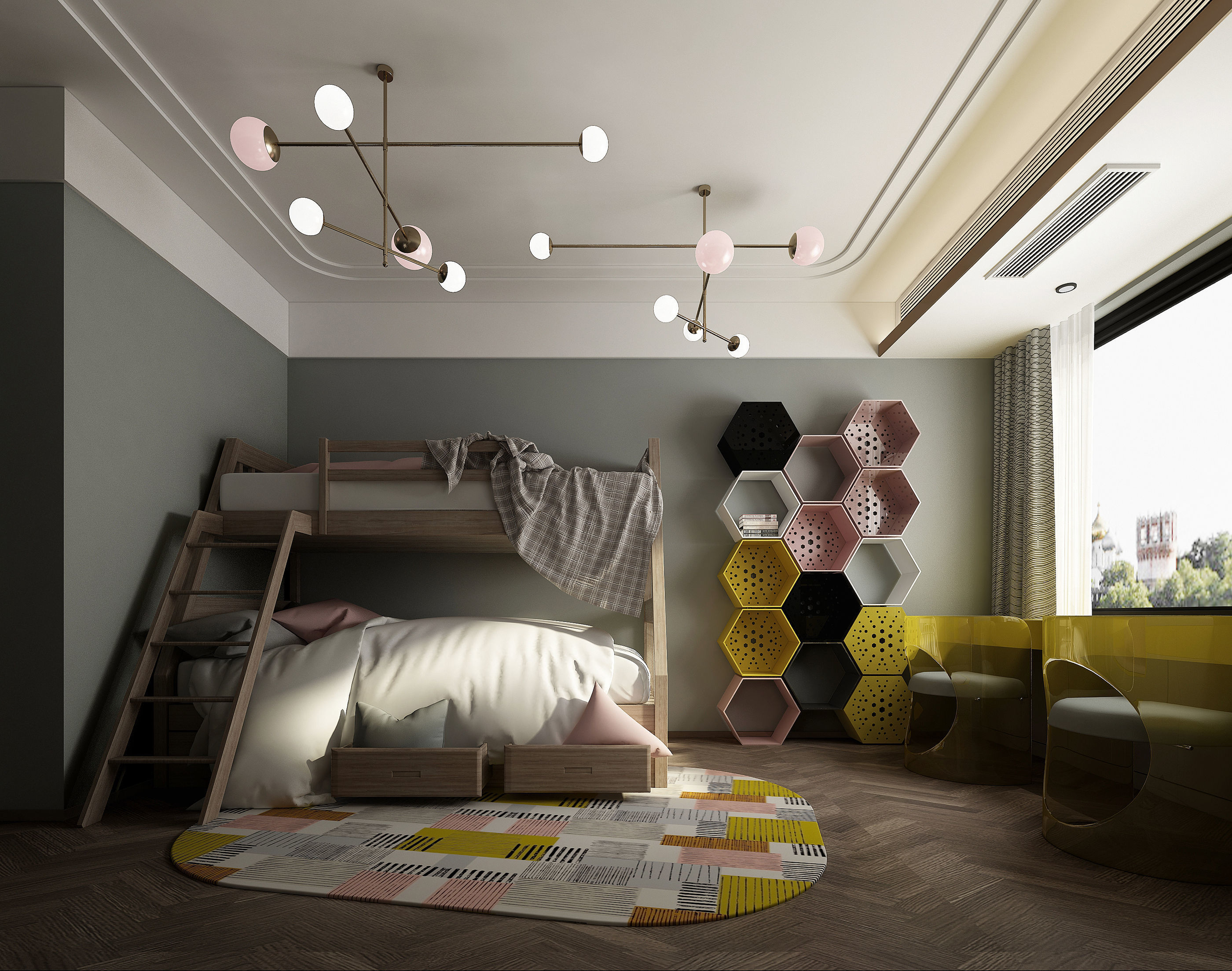 Children Room Interior 3D model_1