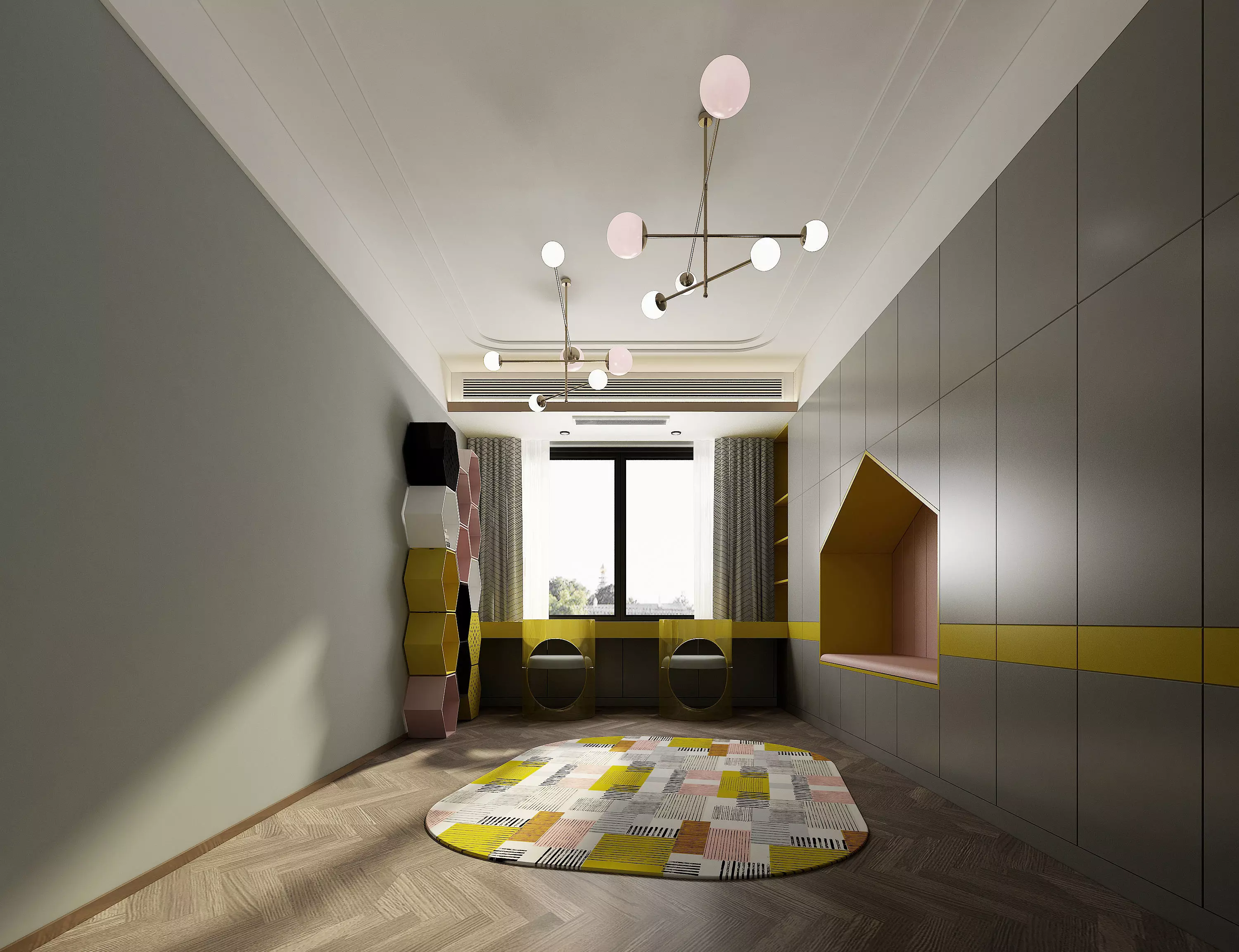 Children Room Interior 3D model_0