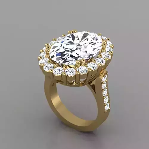 oval diamond ring