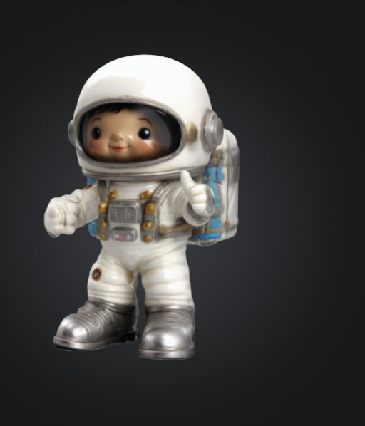 Astronaut Boy 3D print model_2