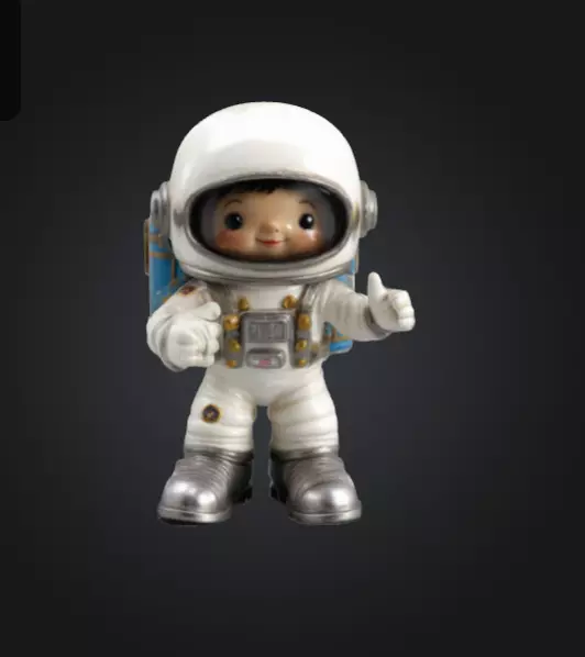 Astronaut Boy 3D print model_0
