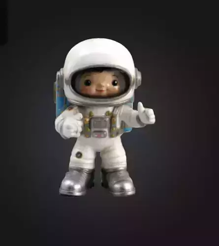 Astronaut Boy 3D print model