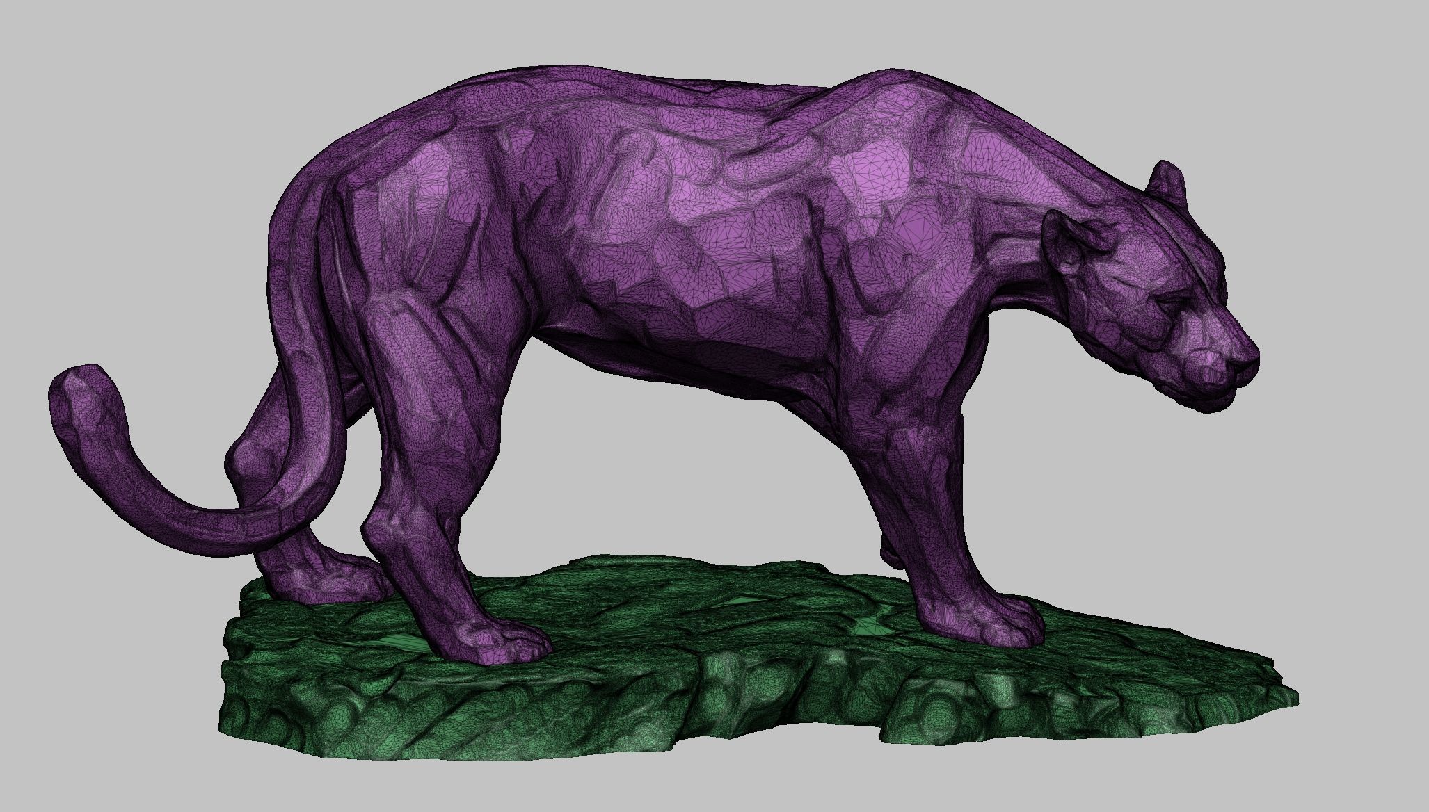 Leopard 3D print model_8