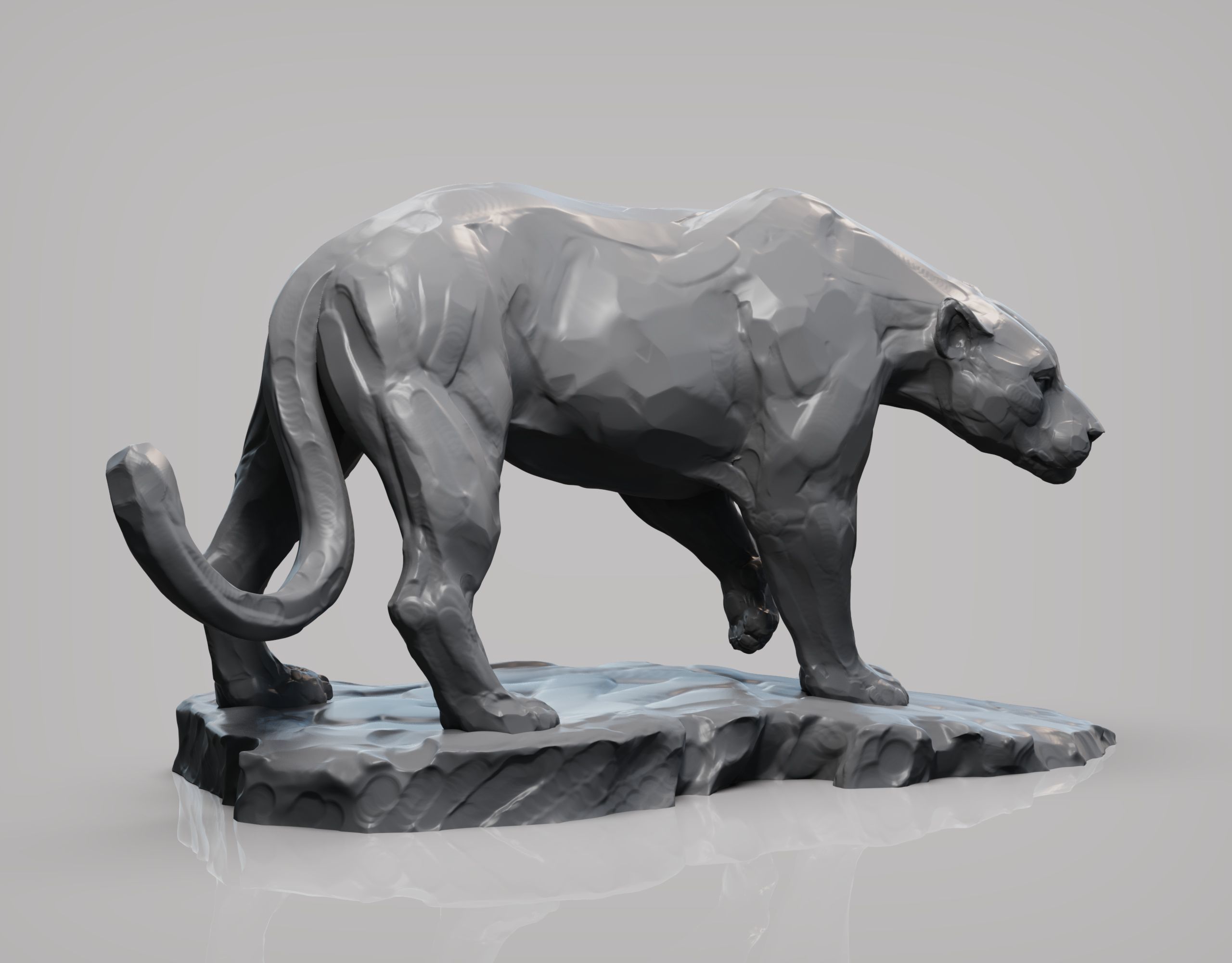 Leopard 3D print model_2