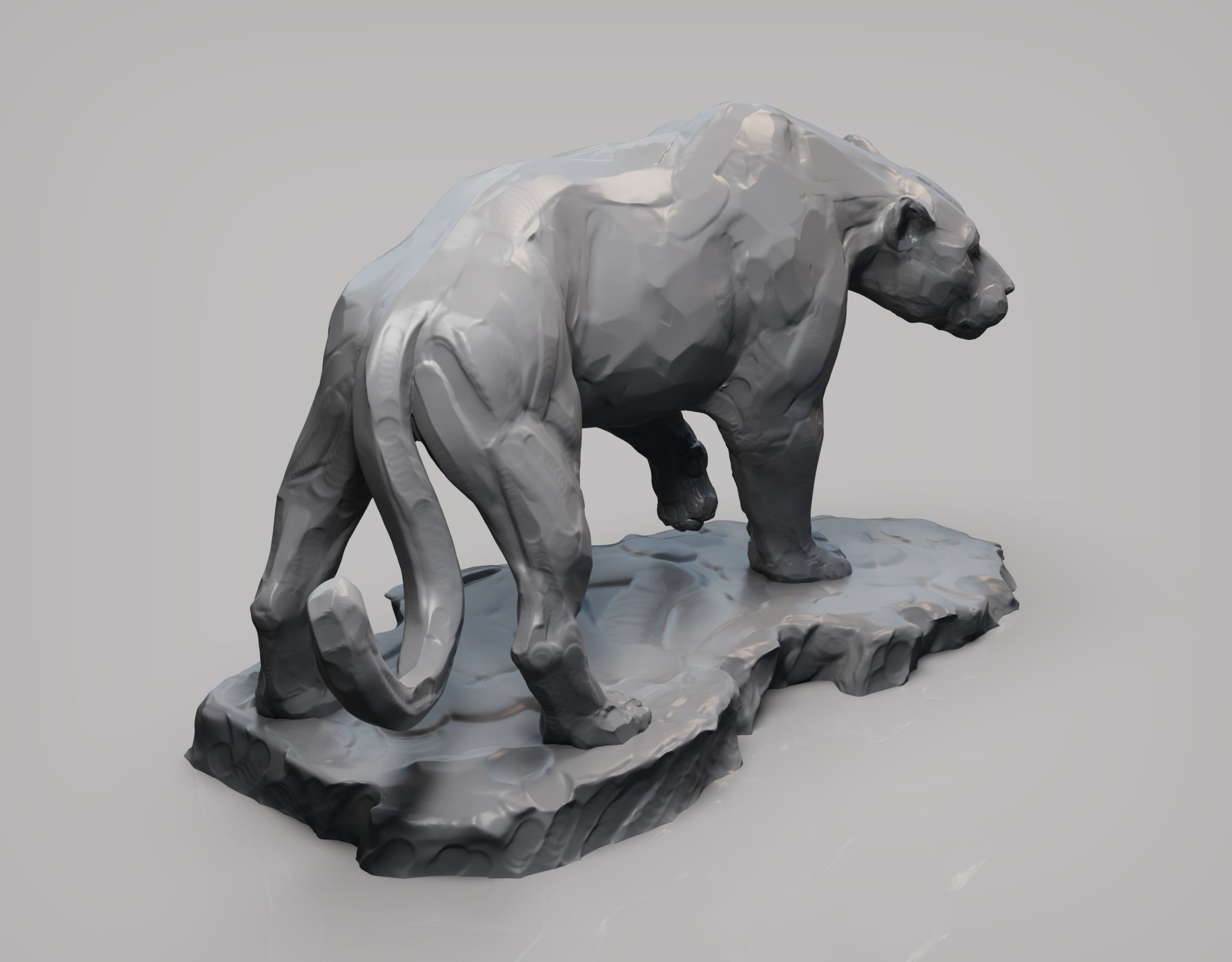 Leopard 3D print model_3